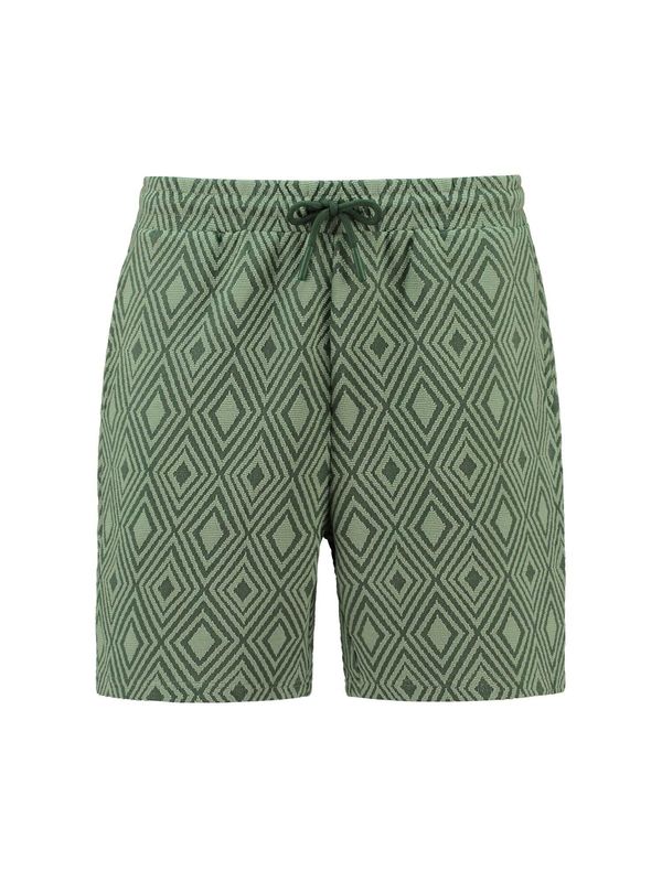 Shiwi Shiwi Панталон 'Intarsia'  ябълка / тъмнозелено