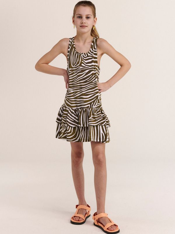 Shiwi Shiwi Рокля 'SAMOA'  маслина / бяло