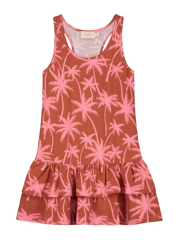 Shiwi Shiwi Рокля 'SAMOA'  ръждиво кафяво / розе