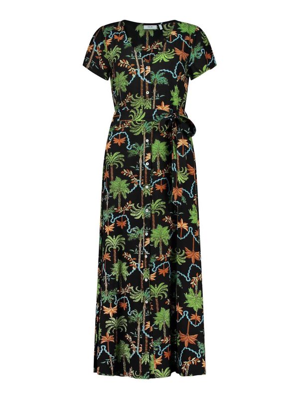 Shiwi Shiwi Рокля тип риза 'Brazil'  светлосиньо / зелено / оранжево / черно