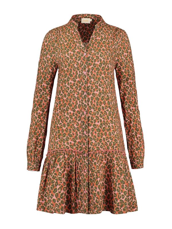 Shiwi Shiwi Рокля тип риза 'TUVALU'  бледорозово / розе / черно