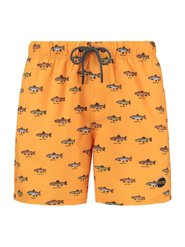 Shiwi Shiwi Шорти за плуване 'GO FISH'  карамел / светлокафяво / оранжево / сьомга / черно