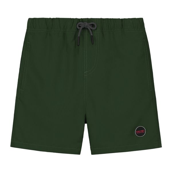 Shiwi Shiwi Шорти за плуване 'MIKE'  тъмнозелено / червено / бяло