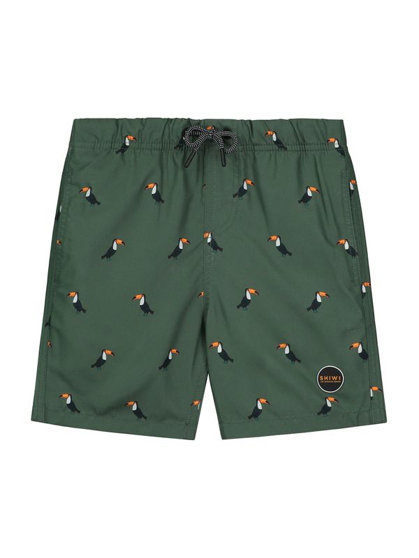 Shiwi Shiwi Шорти за плуване 'Tucan'  каки / оранжево / черно / бяло