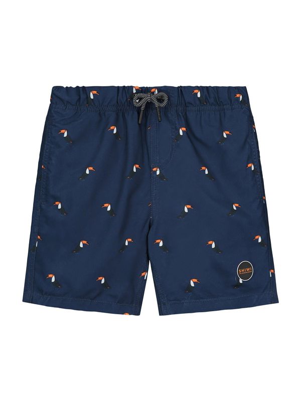 Shiwi Shiwi Шорти за плуване 'Tucan'  тъмносиньо / тъмнооранжево / черно / бяло