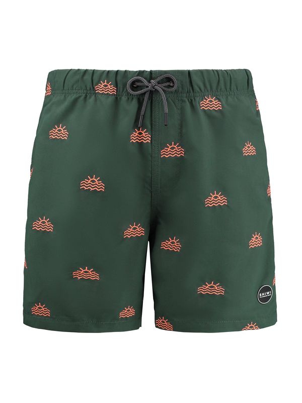 Shiwi Shiwi Шорти за плуване  тъмнозелено / кайсия / черно