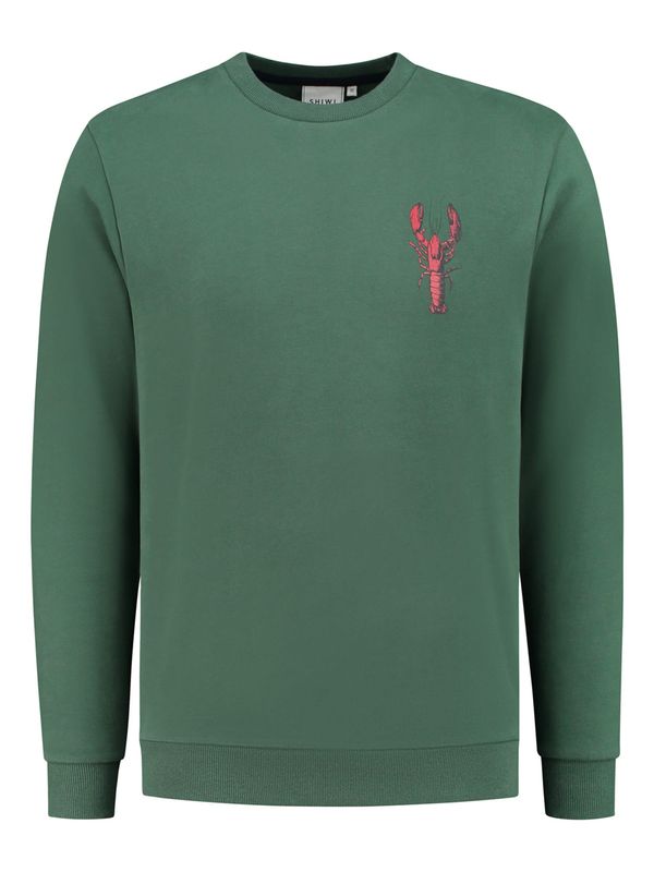 Shiwi Shiwi Суичър 'Lobster'  тъмнозелено / червено