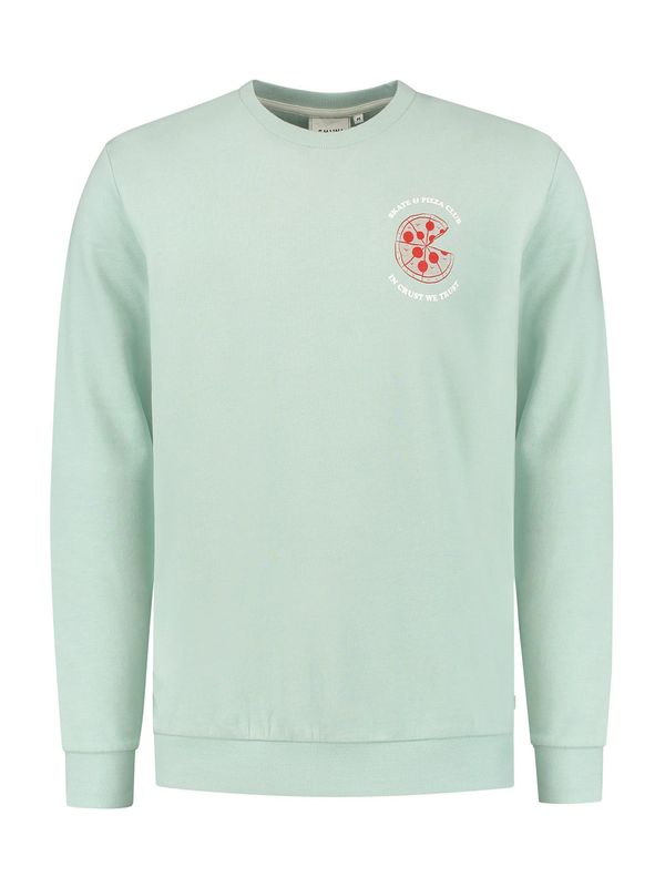 Shiwi Shiwi Суичър 'Skate Club'  пастелно зелено / червено / бяло