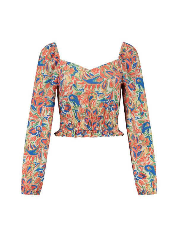 Shiwi Shiwi Тениска  светлобежово / синьо / зелено / оранжево