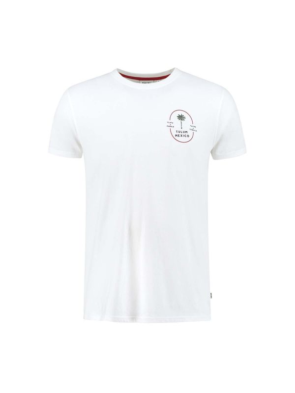 Shiwi Shiwi Тениска 'Tulum Palm'  нейви синьо / тъмнозелено / червено / бяло