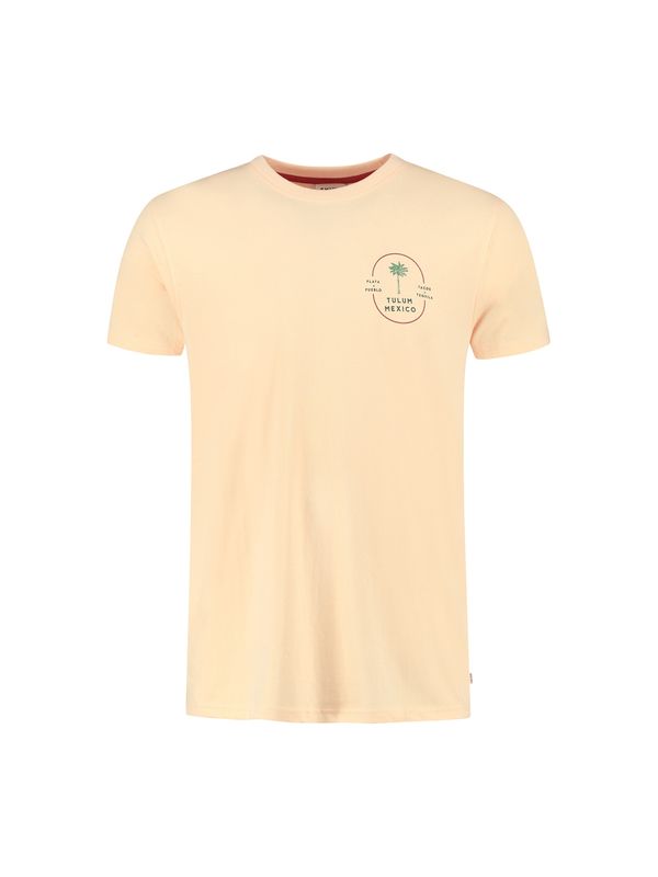 Shiwi Shiwi Тениска 'Tulum'  зелено / пастелно оранжево / червено