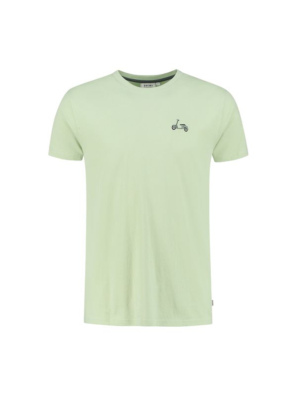 Shiwi Shiwi Тениска  зелено / пастелно зелено