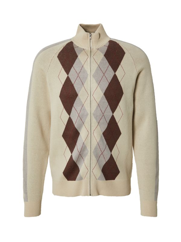 SHYX SHYX Плетена жилетка 'Talea'  бежово / тъмнокафяво / сиво