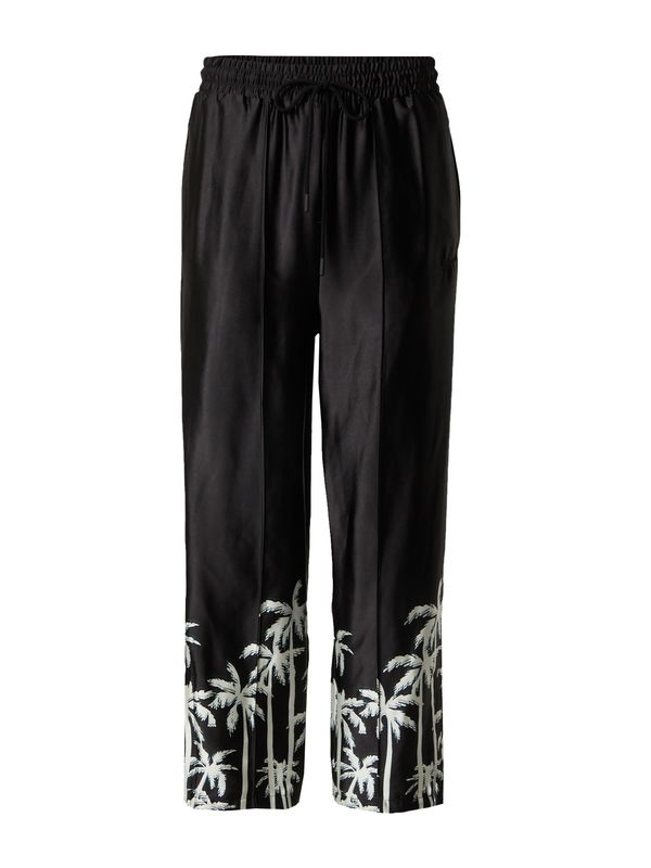 Sinned x ABOUT YOU Sinned x ABOUT YOU Панталон 'Nathan'  черно / бяло