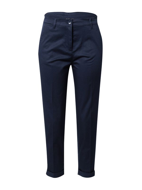 Sisley Sisley Панталон с ръб  тъмносиньо