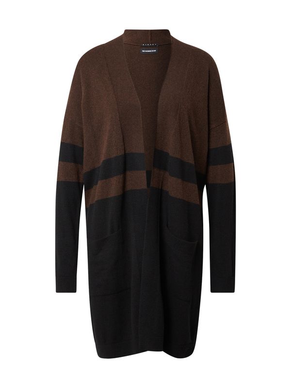 Sisley Sisley Плетена жилетка  маслина / черно