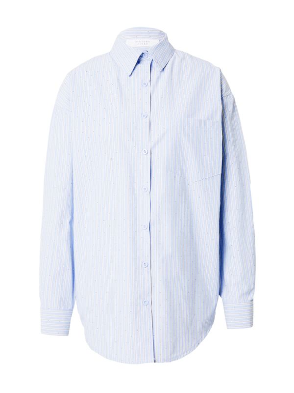 SISTERS POINT SISTERS POINT Блуза 'GILMA'  светлосиньо / черно / мръсно бяло