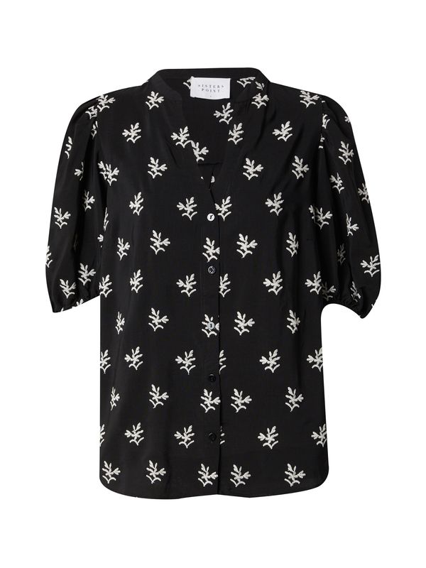 SISTERS POINT SISTERS POINT Блуза 'VARIA'  черно / бяло