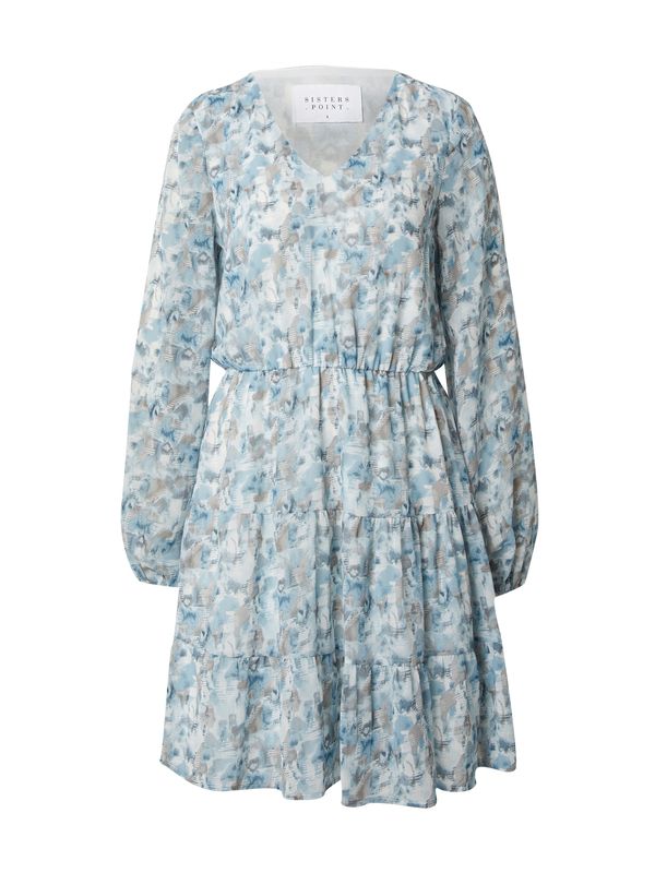 SISTERS POINT SISTERS POINT Рокля 'EROTA'  синьо / светлосиньо / сиво / сиво-кафяво