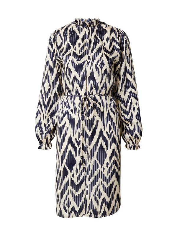 SISTERS POINT SISTERS POINT Рокля 'GOKI'  нейви синьо / бял памук