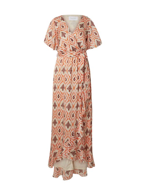 SISTERS POINT SISTERS POINT Рокля 'GUSH'  кремаво / тъмнооранжево / бледорозово / винено червено