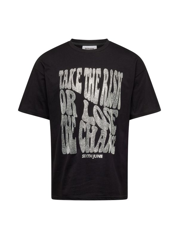 Sixth June Sixth June Тениска  черно / перлено бяло