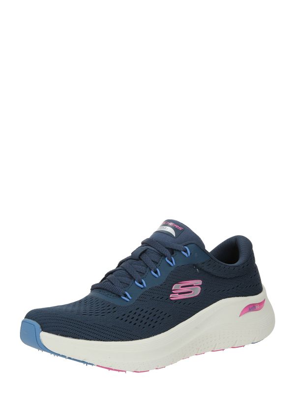 SKECHERS SKECHERS Ниски маратонки 'Arch Fit 2.0'  нейви синьо / сребърно сиво / светлорозово