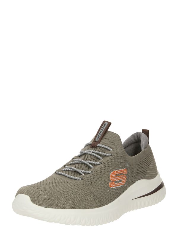 SKECHERS SKECHERS Ниски маратонки 'DELSON 3.0'  кафяво / таупе сиво / светлосиво / оранжево