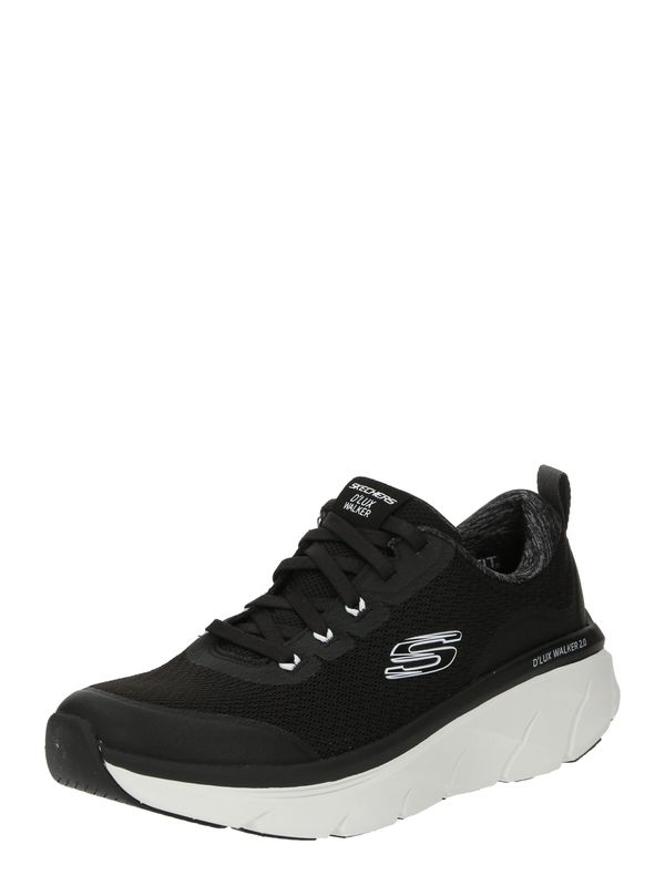 SKECHERS SKECHERS Ниски маратонки 'D'LUX WALKER 2.0'  черно / бяло