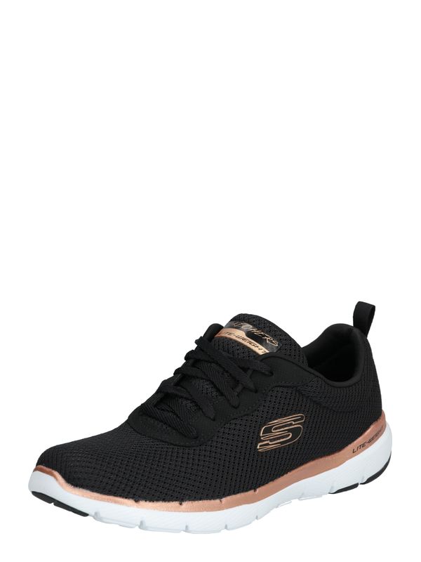 SKECHERS SKECHERS Ниски маратонки 'Flex Appeal 3.0'  светлобежово / черно