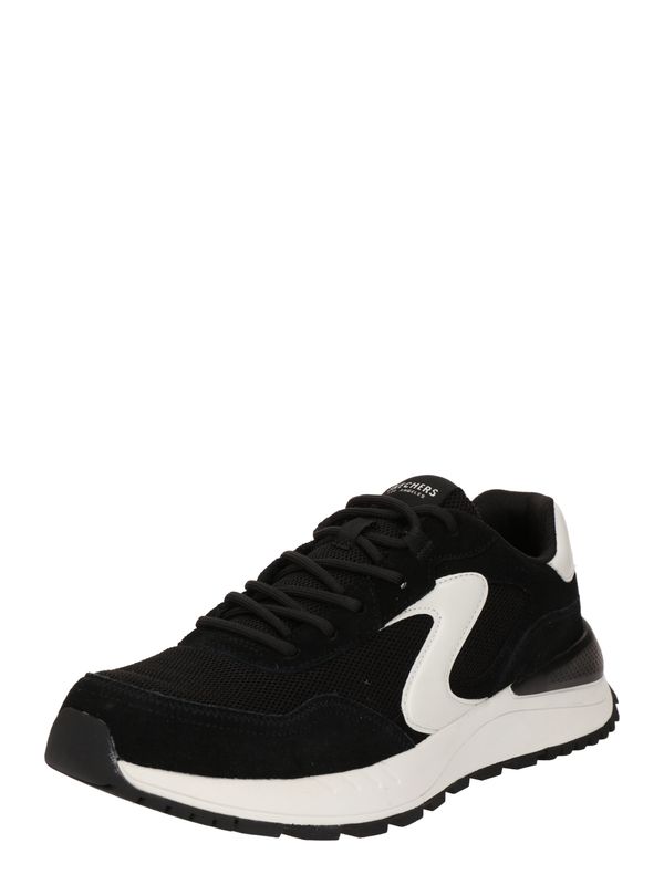 SKECHERS SKECHERS Ниски маратонки 'FURY-FURY'  черно / бяло