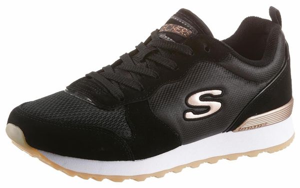 SKECHERS SKECHERS Ниски маратонки 'Goldn Gurl'  злато / черно