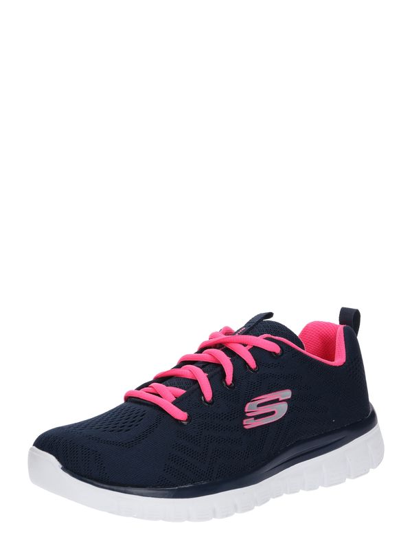 SKECHERS SKECHERS Ниски маратонки 'Graceful Get Connected'  нейви синьо / сиво / розово