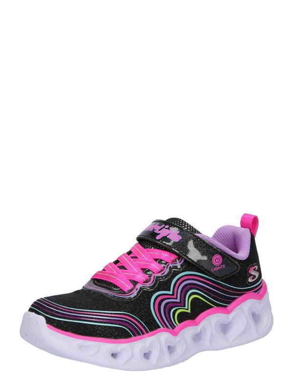 SKECHERS SKECHERS Сникърси 'HEART LIGHTS'  мента / светлолилаво / неоново розово / черно