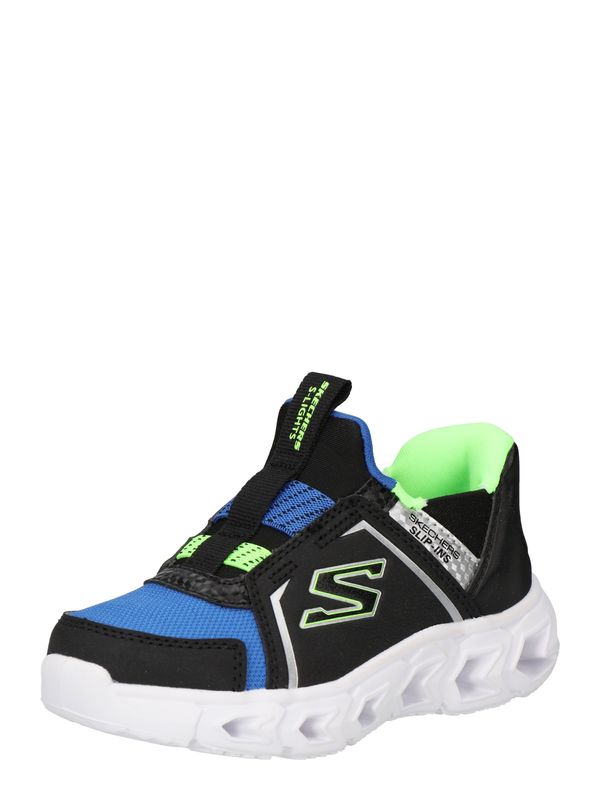 SKECHERS SKECHERS Сникърси 'HYPNO-FLASH 2.0 - VEXLUX'  синьо / неоново зелено / черно