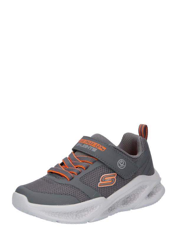 SKECHERS SKECHERS Сникърси 'METEOR-LIGHTS'  сиво / оранжево / мръсно бяло