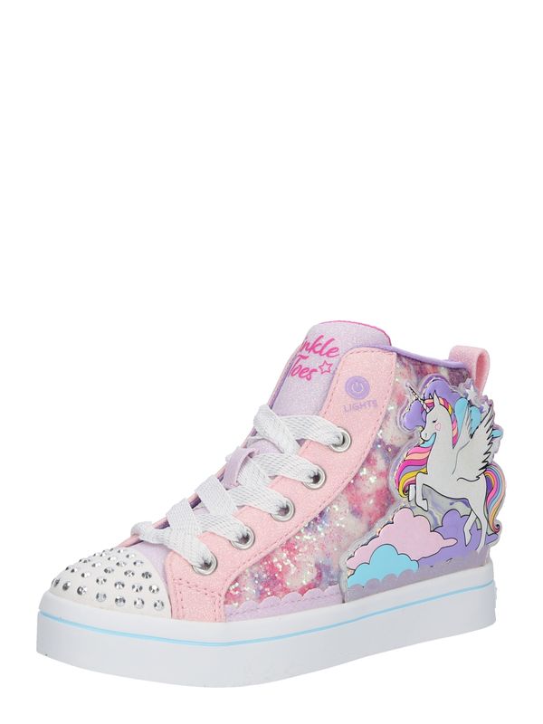 SKECHERS SKECHERS Сникърси 'TWI-LITES 2.0 - ENCHANTED UNICORN'  люляк / светлолилаво / бледорозово / бяло