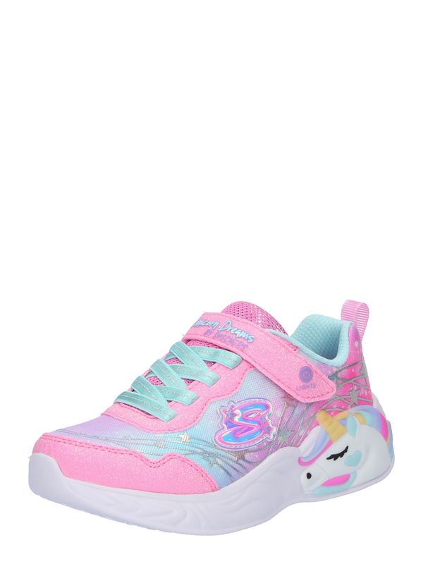 SKECHERS SKECHERS Сникърси 'UNICORN DREAMS - WISHFUL MAGIC'  светлосиньо / бледоморав / светлорозово / сребърно