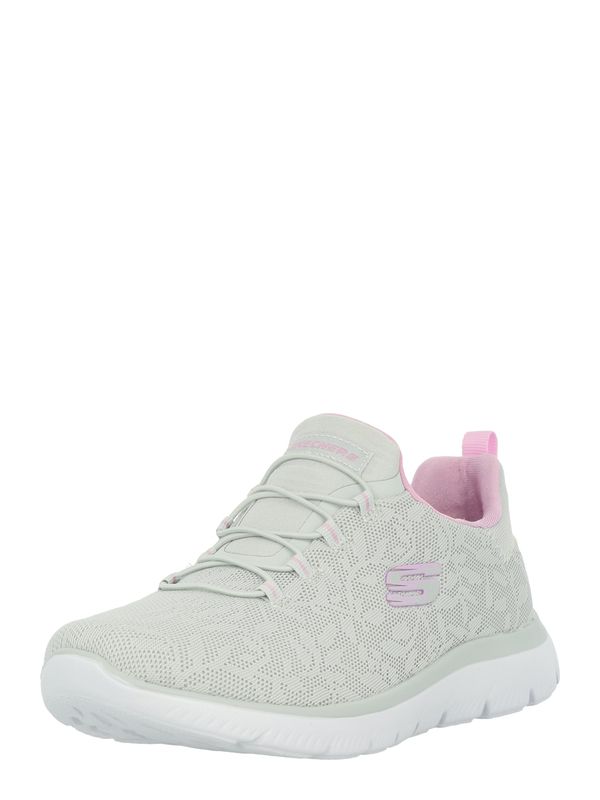 SKECHERS SKECHERS Спортни обувки Slip On  сиво / светлосиво / люляк