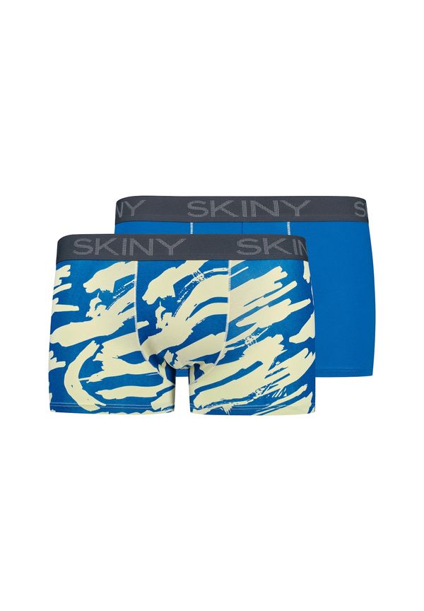 Skiny Skiny Боксерки  слонова кост / синьо / сиво / черно