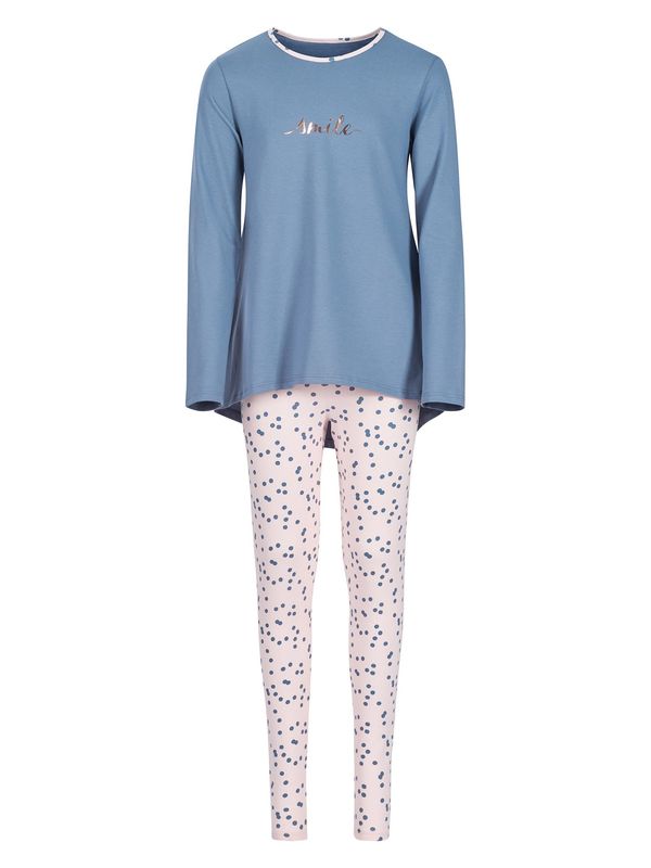 Skiny Skiny Комплект пижама  гълъбово синьо / бронз / бледорозово