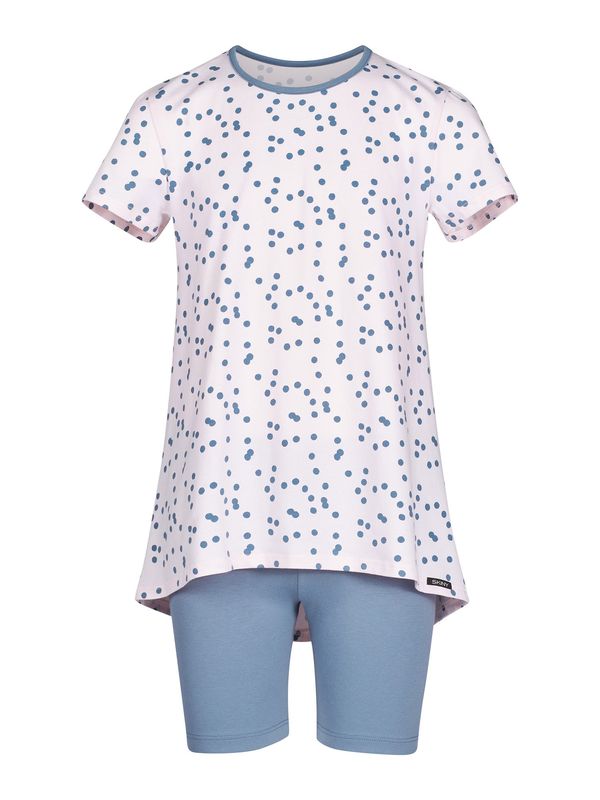 Skiny Skiny Комплект пижама  гълъбово синьо / пастелно розово