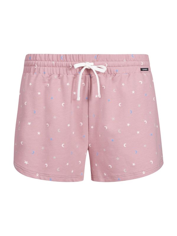 Skiny Skiny Панталон пижама 'Every Night'  синьо / светлосиво / пепел от рози / бяло