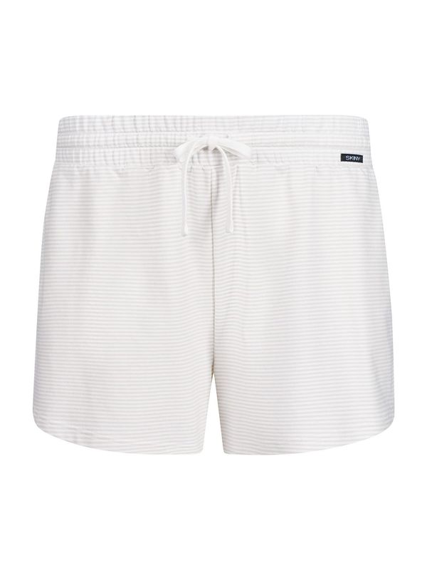 Skiny Skiny Панталон пижама 'Every Night'  сиво / бяло