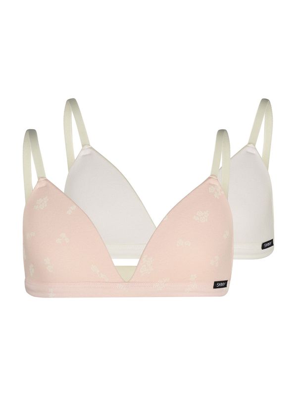Skiny Skiny Сутиен  бледорозово / бяло