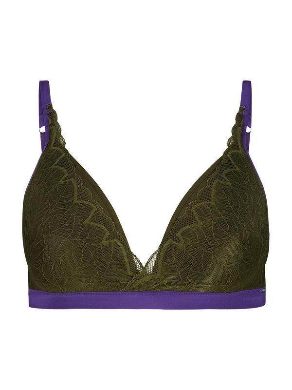 Skiny Skiny Сутиен  тъмнозелено / светлолилаво