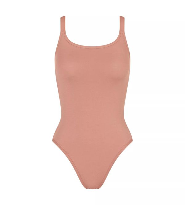 SLOGGI SLOGGI Блуза боди  сиво / праскова