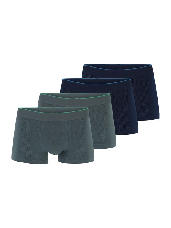 SLOGGI SLOGGI Боксерки 'men EVER Airy'  нейви синьо / тъмнозелено