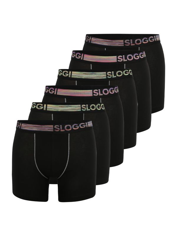 SLOGGI SLOGGI Боксерки 'men GO ABC Natural H'  пъстро / черно