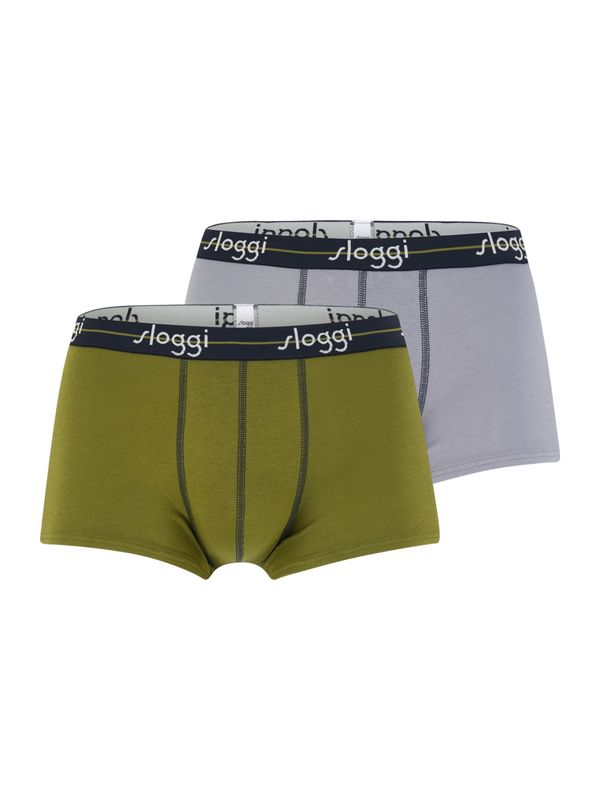 SLOGGI SLOGGI Боксерки 'men Start'  сребърно сиво / маслина